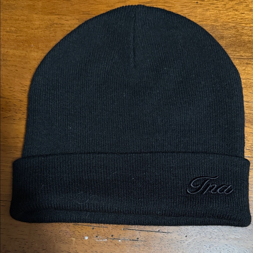 TNA Black Knit Beanie
